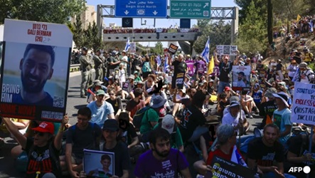 Demo Raksasa di Tel Aviv: Ratusan Ribu Warga Israel Tuntut Akhiri Perang Gaza